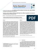 Analisis Kandungan Gizi Pakan Pellet Yang Diformul