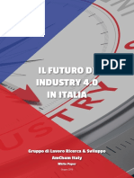 Il Futuro Di Industry 4.0 in Italia: Gruppo Di Lavoro Ricerca & Sviluppo Amcham Italy