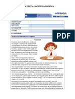 Ficha de Evaluación Diágnostica Comunicación