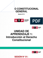 S01.s1 - DERECHO CONSTITUCIONAL - INTRODUCCION AL DERECHO CONSTITUCIONAL