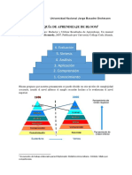 Jerarquía de Aprendizaje de Bloom