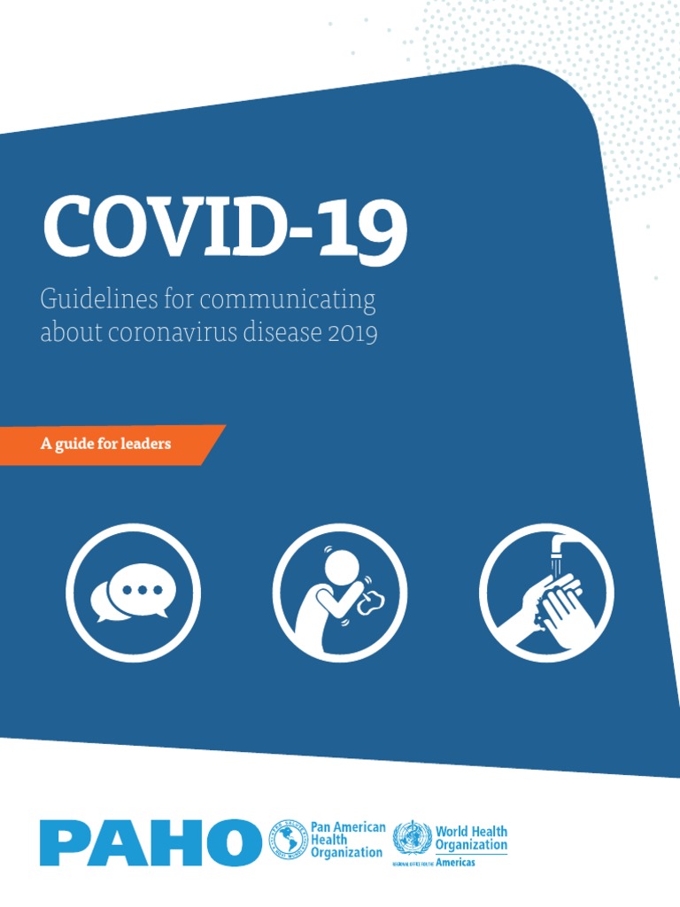 Guide Leaders Risk Communication COVID19 | PDF | Health Sciences | Medicine