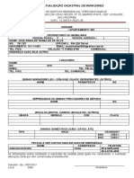 Ficha de Atualização Cadastral de Moradores