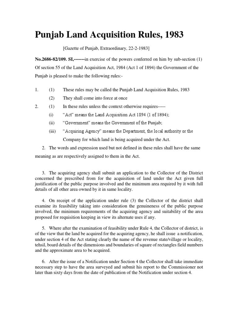 LAC Rules 1983 PDF Common Law Public Law