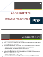 A&D High Tech Project Management