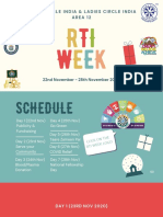 RTI WEEK Publicity & Fundraising