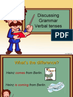 Verb Tenses Differences