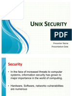 Unix Security