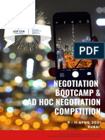 Brochure Negotiation Competition 2021