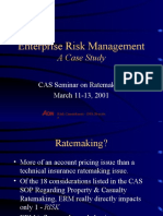 Enterprise Risk Management: A Case Study