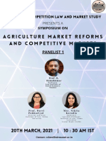 CCLMS Symposium on Agri Market Reforms