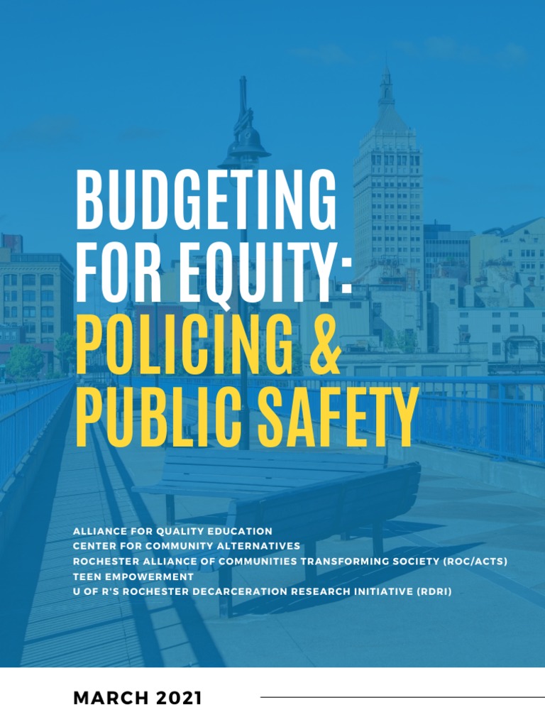 Budgeting For Equity: Policing and Public Safety (March 2021) | PDF ...