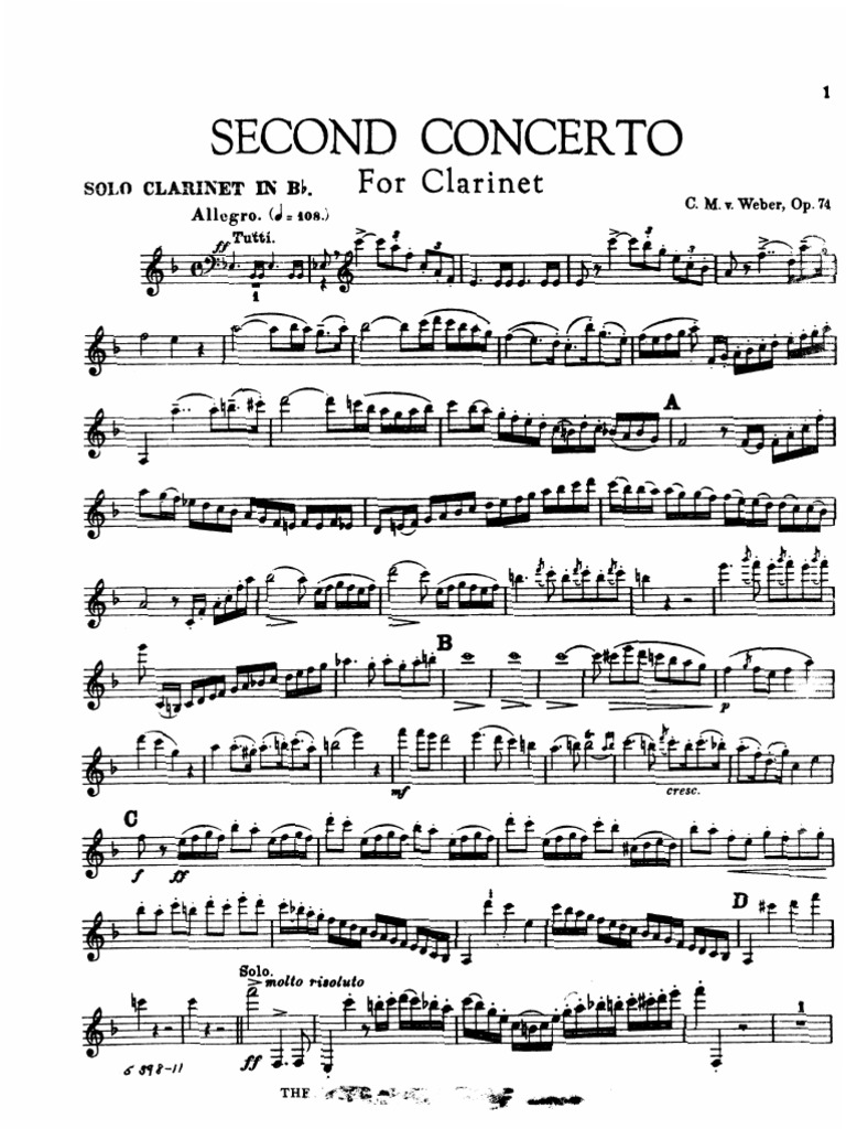 er Concerto No.2 in Eb, Op. 74 PDF