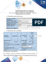 Guía de Actividades y Rúbrica de Evaluación - Tarea 2 - Operatividad Entre Conjuntos