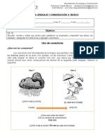 6° Lenguaje Guía #4 Uso de Conectores