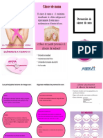 Folleto de Prevencion Cancer Del Seno