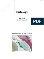 Histology: Introduction To The Course