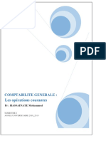 COMPTABILITE GENERALE - Les Opérations Courantes. PR - HASSAINATE Mohammed - PDF