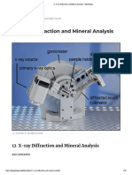 12 X-ray Diffraction and Mineral Analysis – Mineralogy