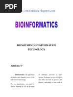 Download BioInformatics Abstract for paper presentation by sudentsidea SN50082822 doc pdf
