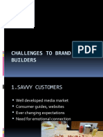 Challenges To Brand Builders