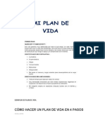 Ejemplos de Plan de Vida