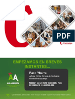 Fondos y Salsas Tradición para Diferenciarte en La Actualidad. Paco Ybarra