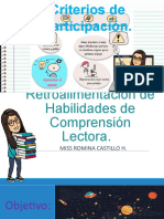 retroalimentación de Habilidades. analisis de texto