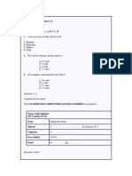 Listening Test 2 Questions Sheet