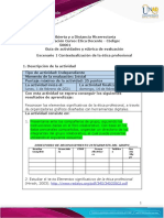 Guía - Escenario 1 - Contextualización de La Ética Profesional