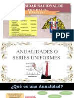 Finanzas I de la UNT: Anualidades y series uniformes