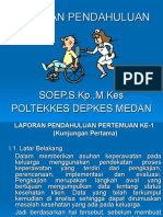 CONTOH LAPORAN PENDAHULUAN