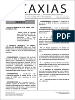 Decreto: Ano Xxiv #4052 Caxias (Ma), Terça-Feira, 17 de Março de 2020 Edição de Hoje: 20 Páginas