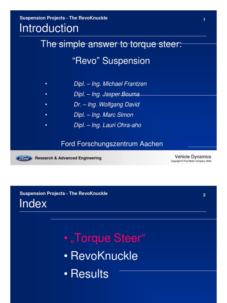 Revoknuckle Suspension Vehicle Vehicle Technology