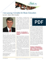 Five Guiding Principles For Music Education: by Scott C. Shuler, MENC President