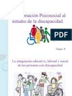 Aproximación Psicosocial Al Estudio de La Discapacidad