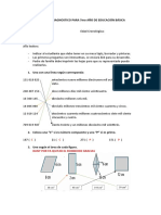 PRUEBA DE DIAGNOSTICO PARA 7mo AÑO DE EDUCACIÓN BÁSICA