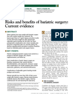 Risks and Benefits of Bariatric Surgery: Current Evidence: Review