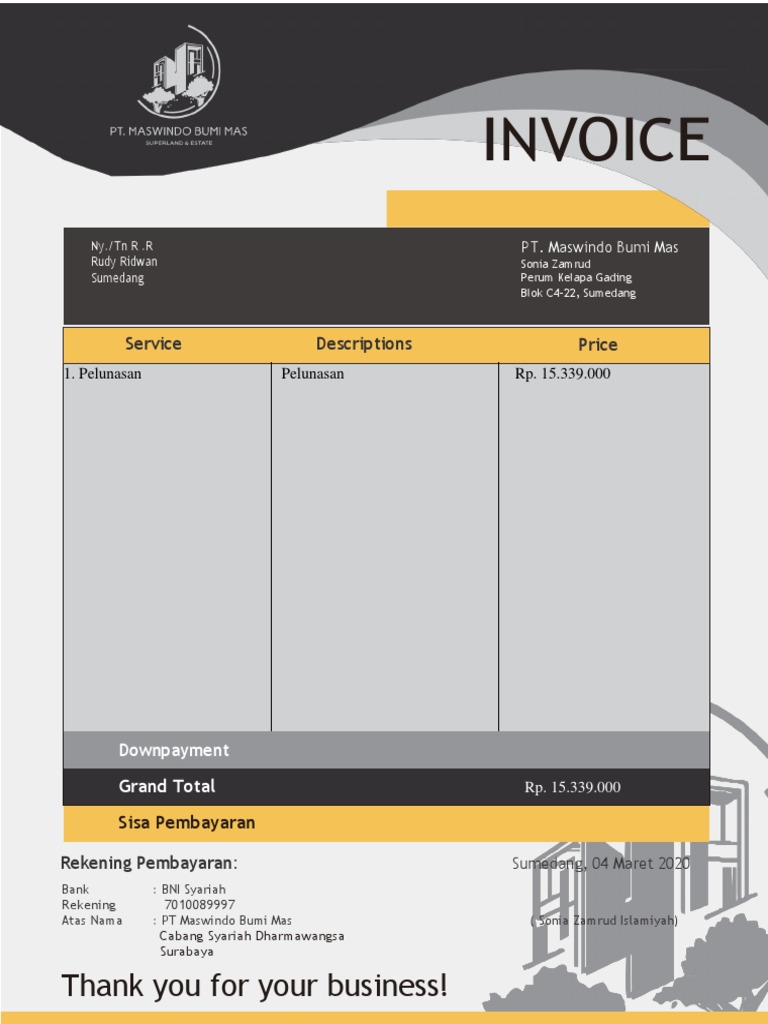 INVOICE PDF