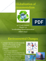 The Globalization of Environmentalism: AP World History "Accelerating Global Interaction" (Since 1945)