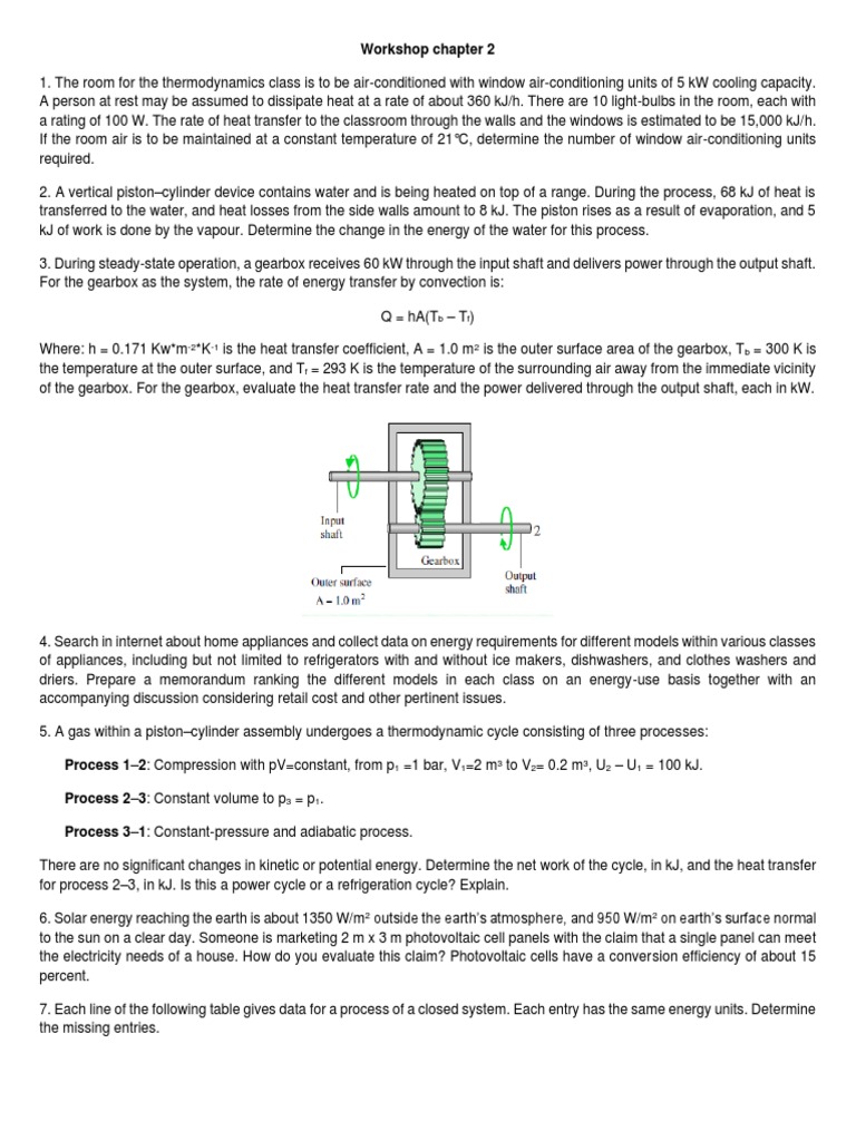 Thermodynamics and Energy Efficiency Analysis | PDF | Heat | Heat Transfer
