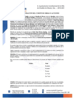 Acta de Integración Del Comité Aguila