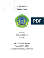 Ridwan Hidayat - XII IPS 2 - Portofolio B. Sunda