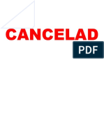 CANCELADO