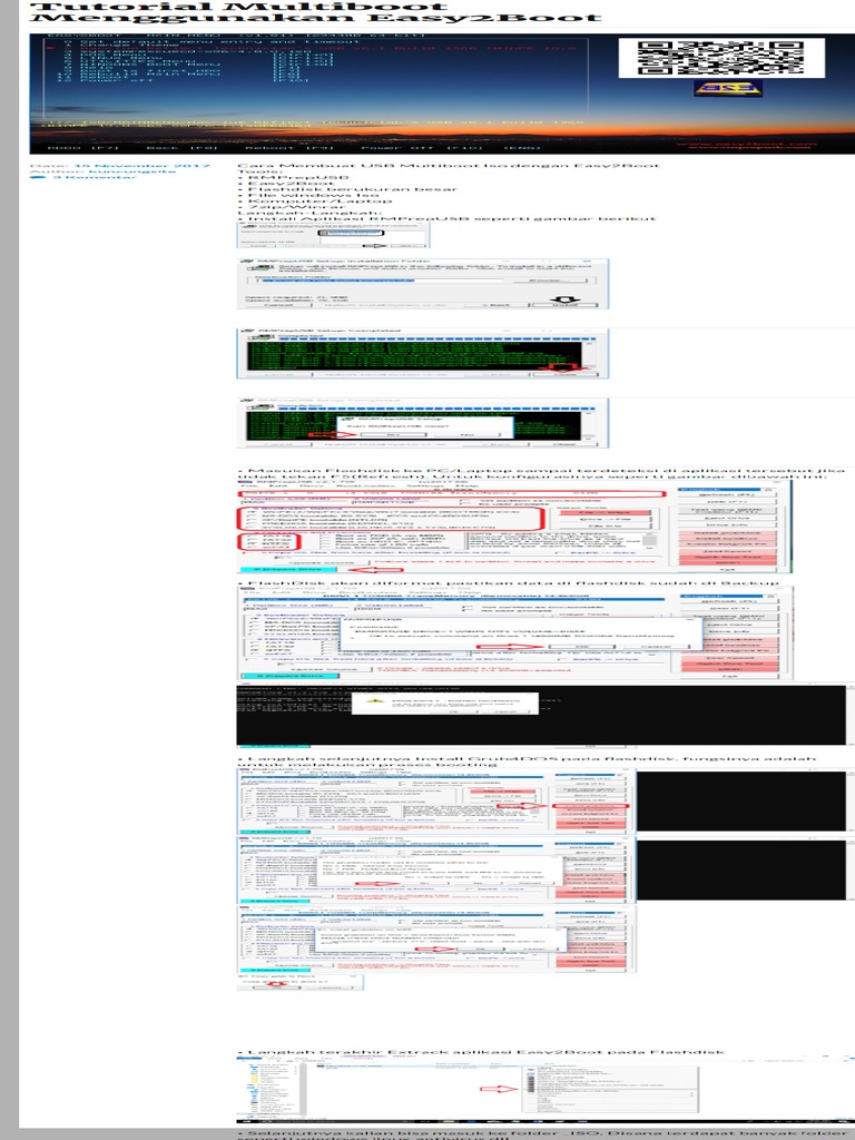 Tutorial Multiboot Menggunakan Easy2Boot Kuncung Site PDF