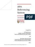 APA Referencing System