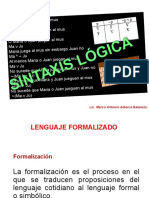 Sintaxis de La Lógica Proposicional 2010