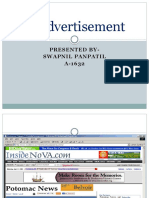 E-Advertisement: Presented By-Swapnil Panpatil A-1632