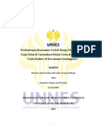 Perlindungan Konsumen Terkait Harga Menu Makanan Yang Tidak Di Cantumkan Pelaku Usaha Kuliner (Studi Usaha Kuliner Di Kecamatan Gunungpati) .