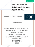Taller Libros Oficiales de Contabilidad en Colombia, Según Las NIC